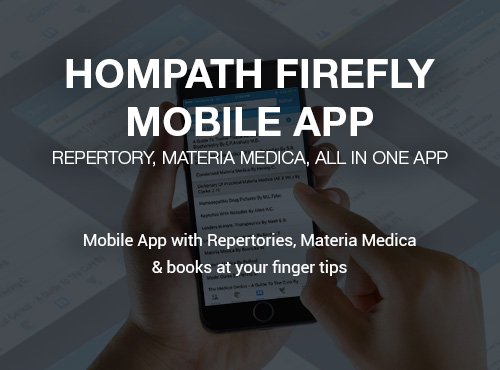 Homeopathy mobile app