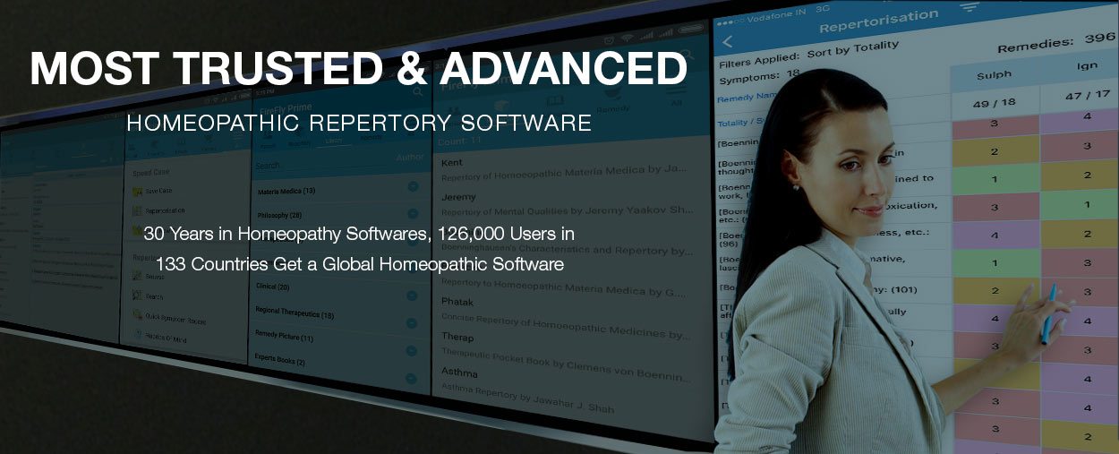Advanced homeopathy software
